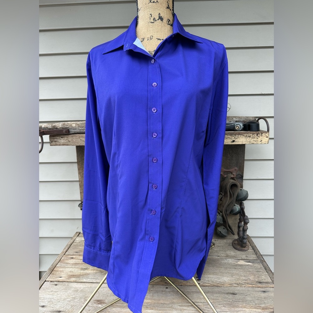 Ladies XL Purple Royal Highness Western Show Shirt